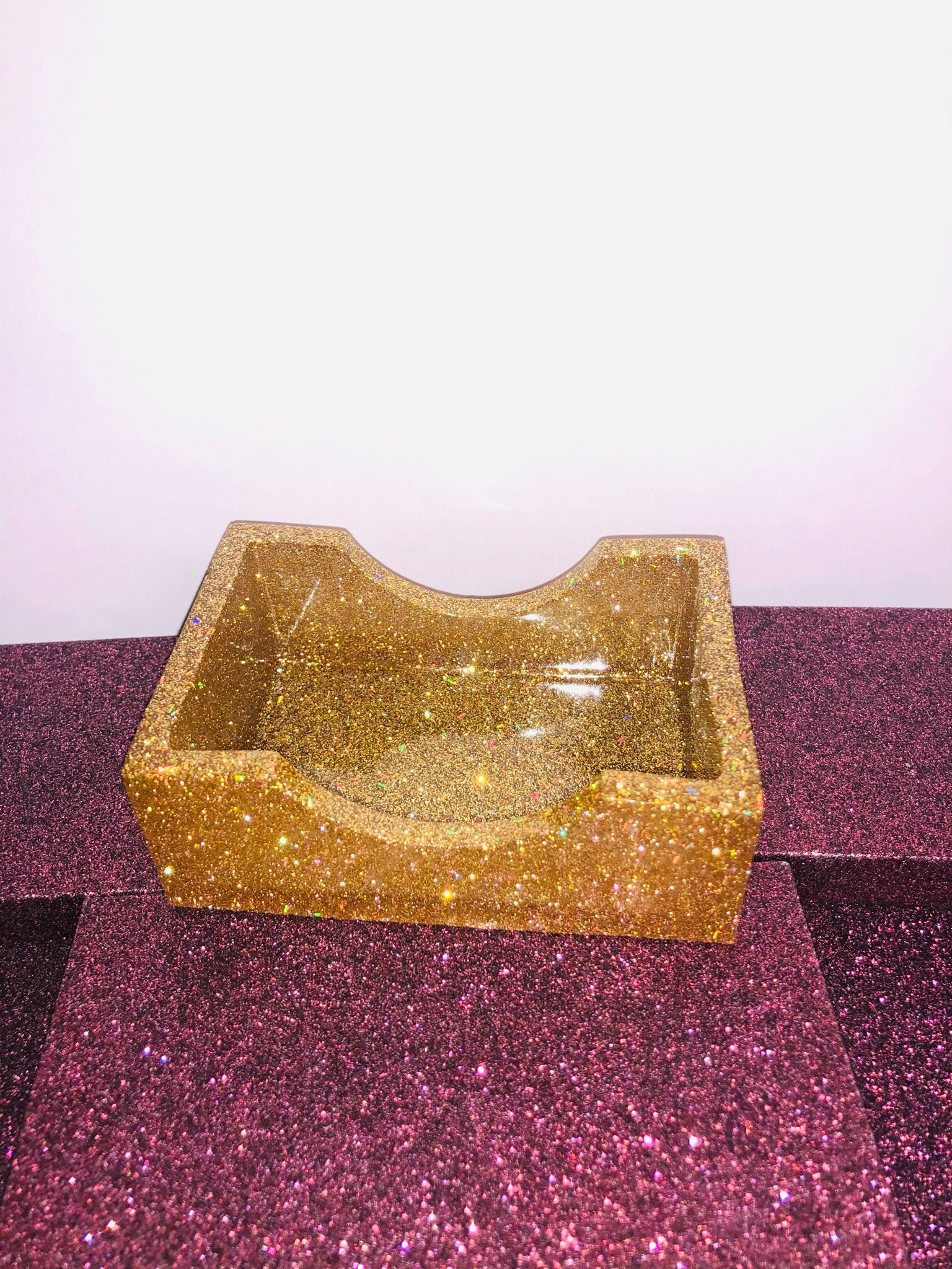 Square coaster set with holder Etsy