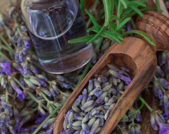 Lavendel Französische Blütenknospen | Getrocknete Bio Lavendelblüten | Tee | Kulinarische Blumen | Lebensmittelqualität