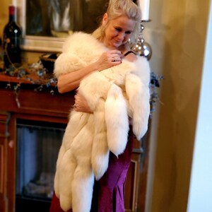 marilyn monroe fur shawl