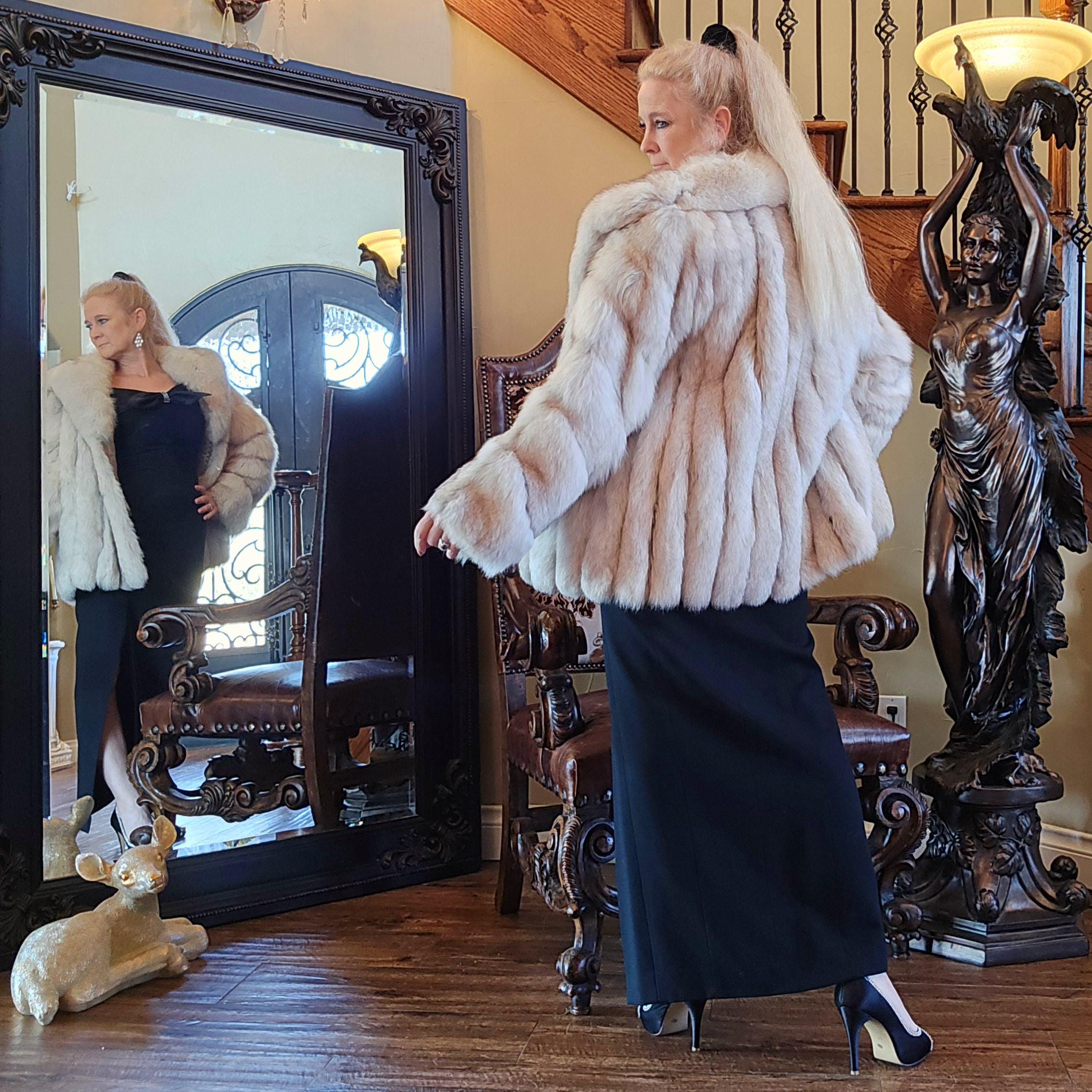 Saga Fox Fur Coat - Etsy