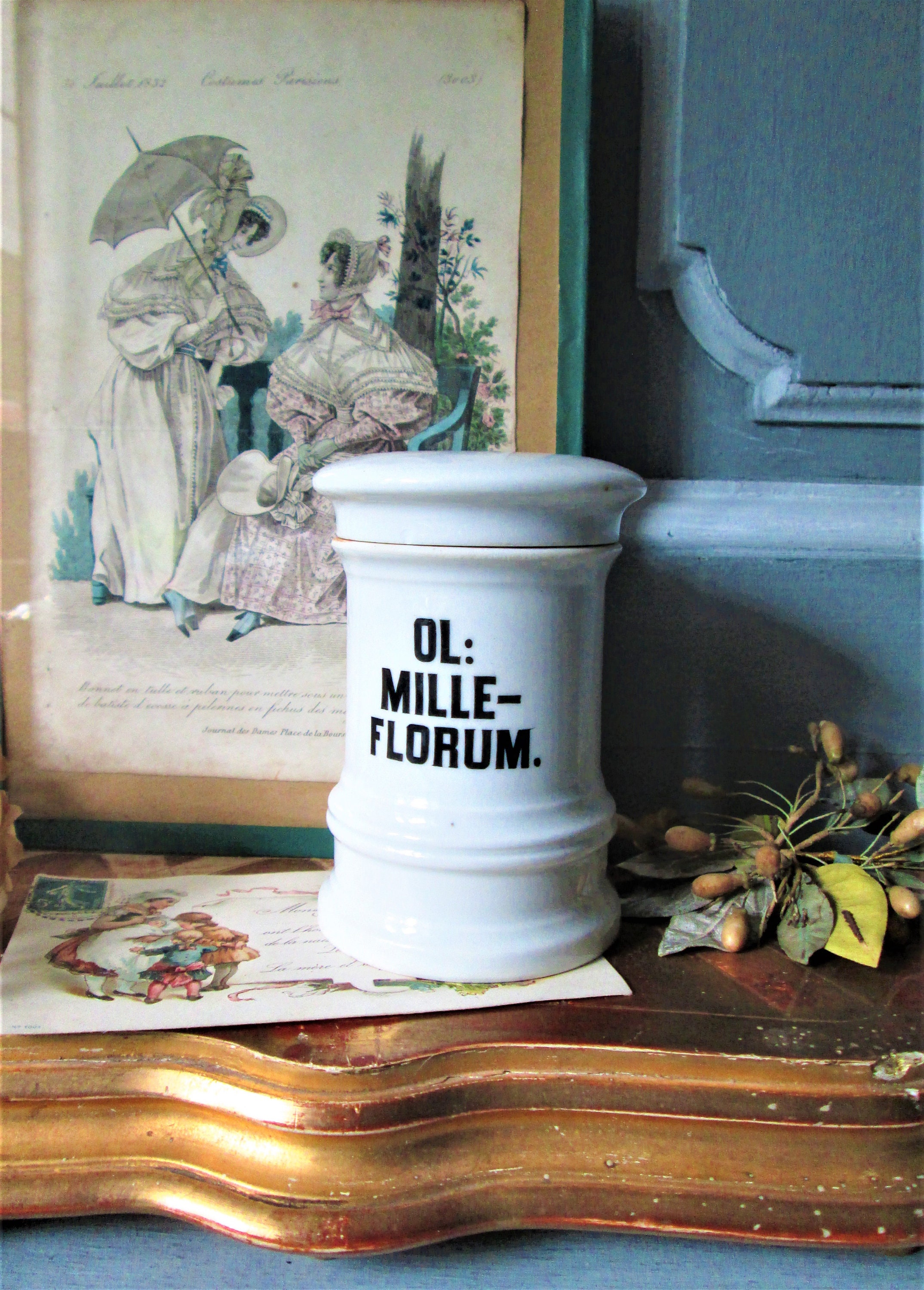 Lettering Jars French Apothecary Jar White Ironstone Black Lettering Jar Circa 1800's ...