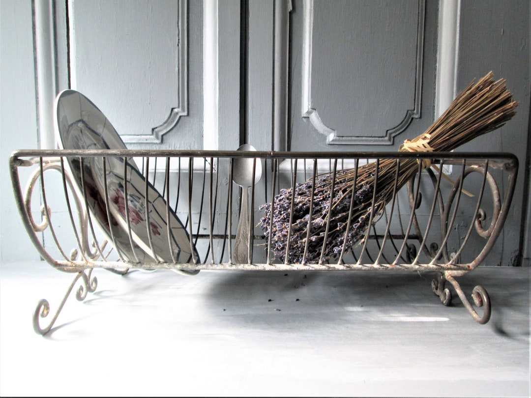 Vintage French Dish Rack 1950's Metal Dish Dryer French Etsy Australia