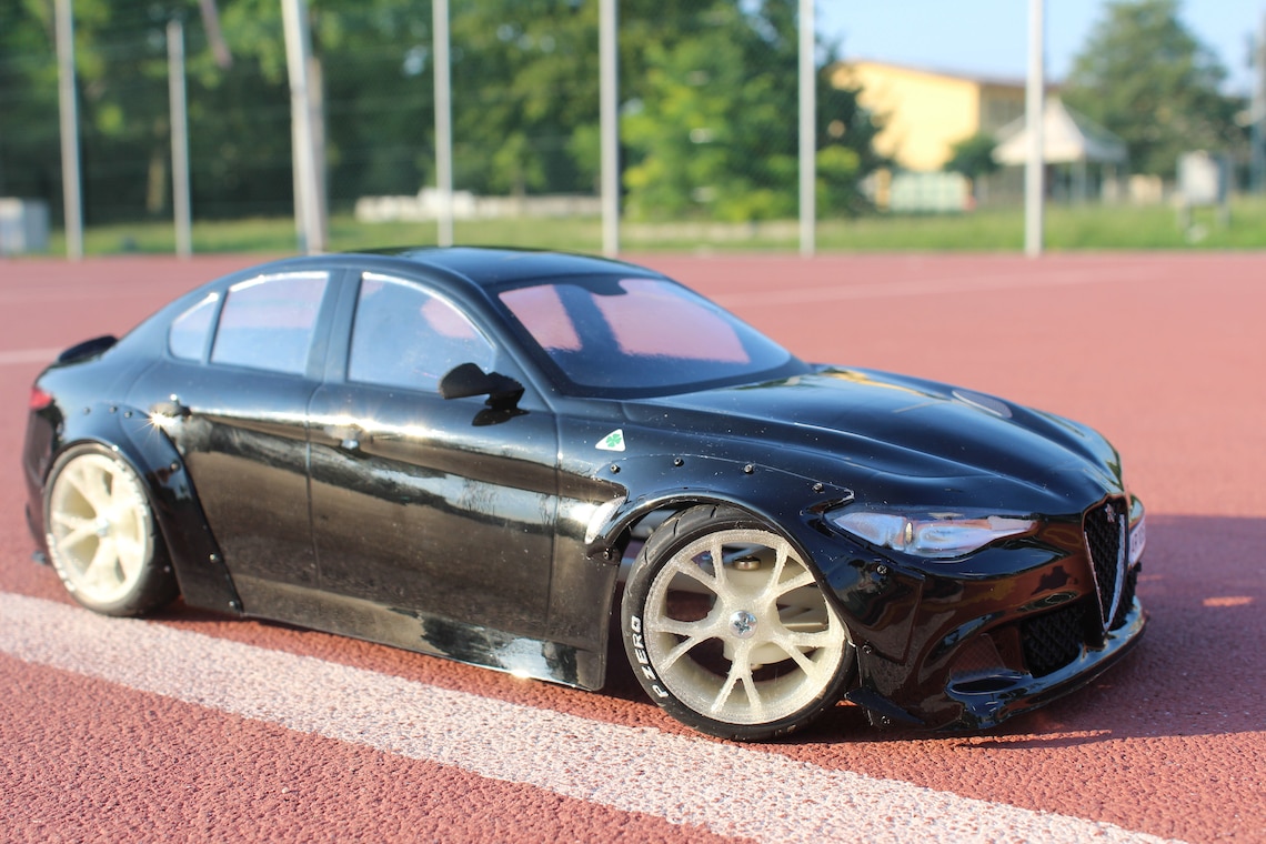 RC Lexan car body Alfa Romeo Giulia Rocket Bunny 110 257mm Etsy