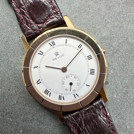Revue Thommen new Swiss Vintage Watch Years 80 Quartz Etsy Australia