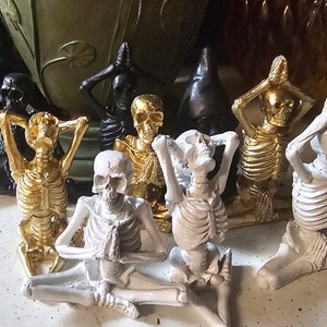 Yoga Skeletons Set of 3
