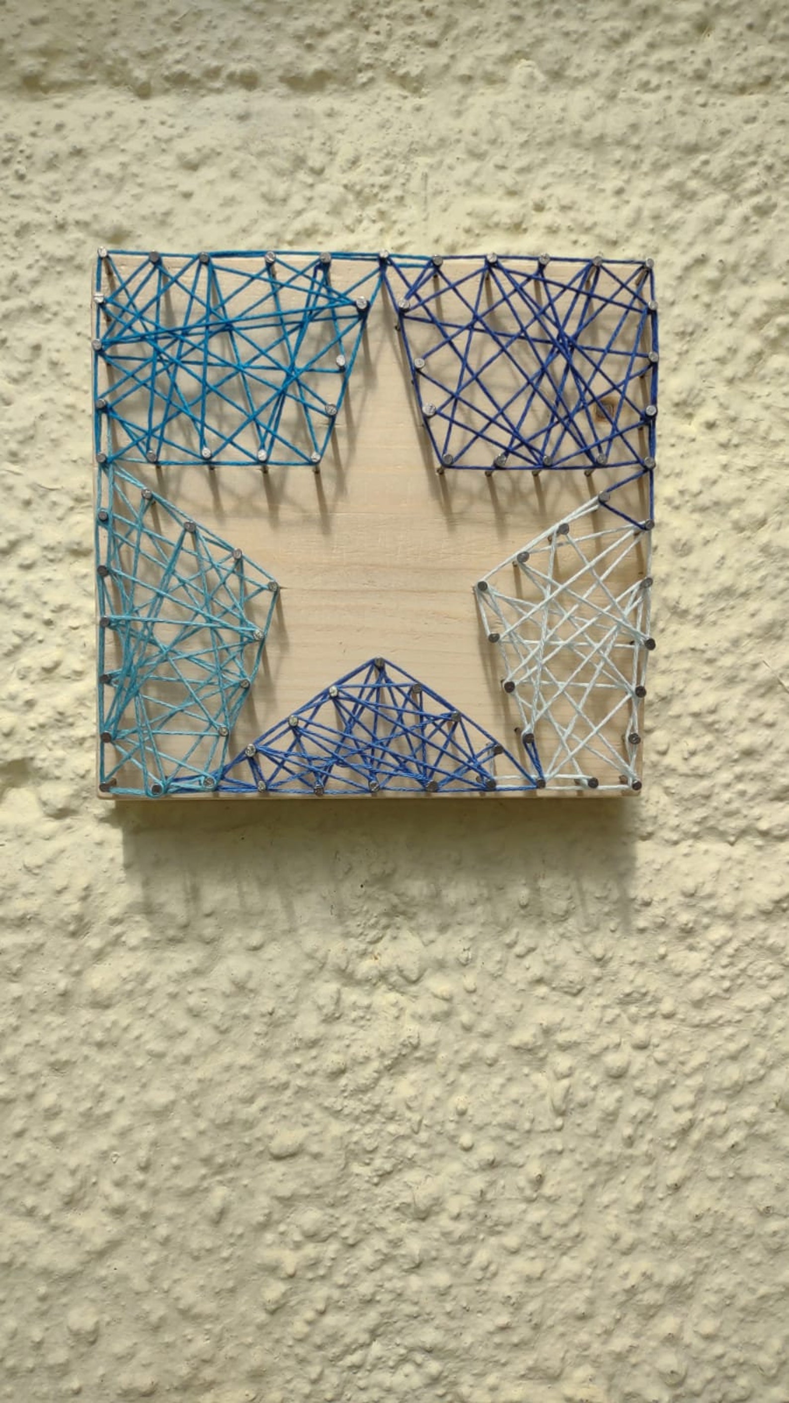 Star String Art Etsy