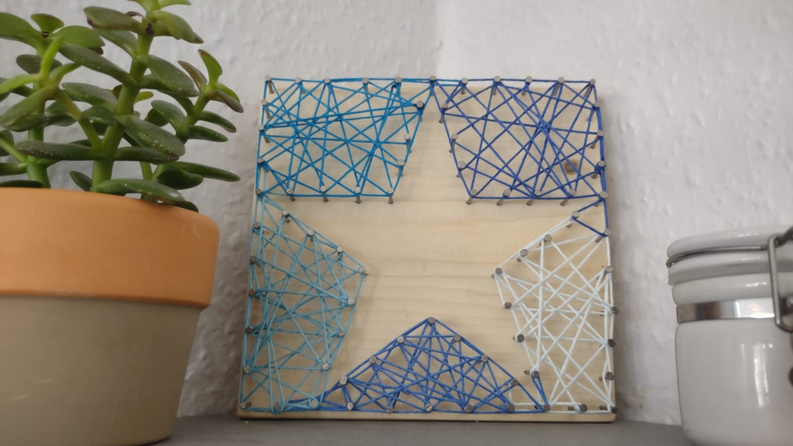 Star String Art Etsy