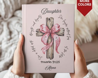 Personalized Teenage Girl Gifts Journal, Custom Name Notebook, Personalized Christian Gift Journal for Mom,Prayer Notebook,Religious Journal