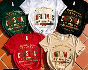 Christmas Shirt Family Matching, Christmas Shirt Family Vacation Personalized, Christmas Shirt Family, Holiday Shirts Family Tees Custom