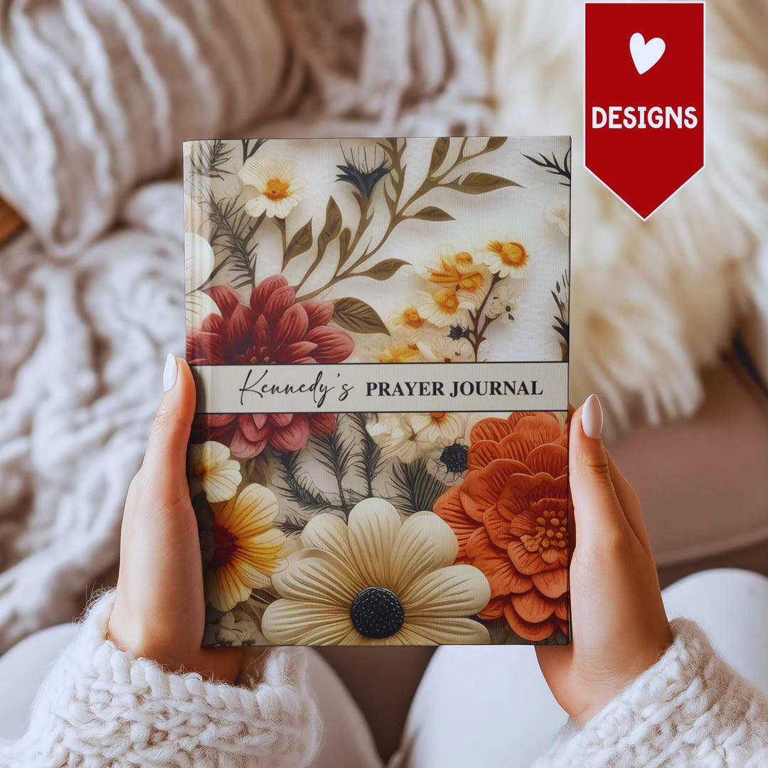 Personalized Prayer Journal for Women, Custom Faith Journal With Name ...