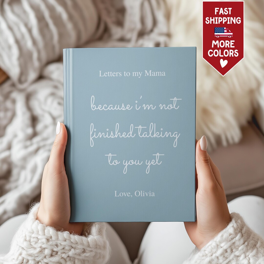 Letters to My Mom Grief Journal, Personalized Loss of Mother Gift ...
