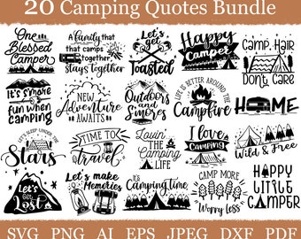 Download Camping Quotes Svg Etsy