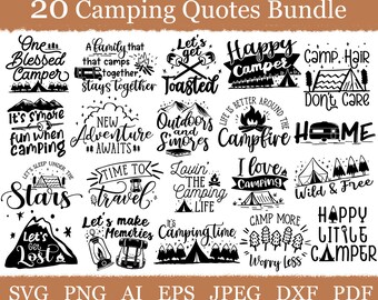 Download Camping Quotes Svg Etsy