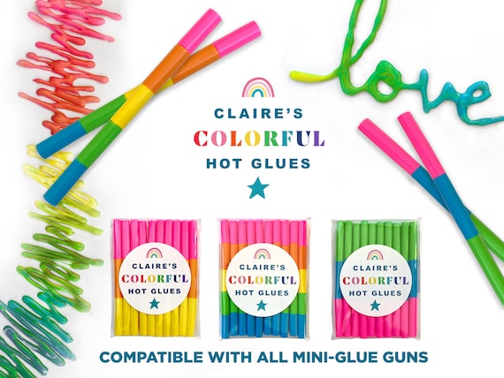 Colored Hot Glue Sticks