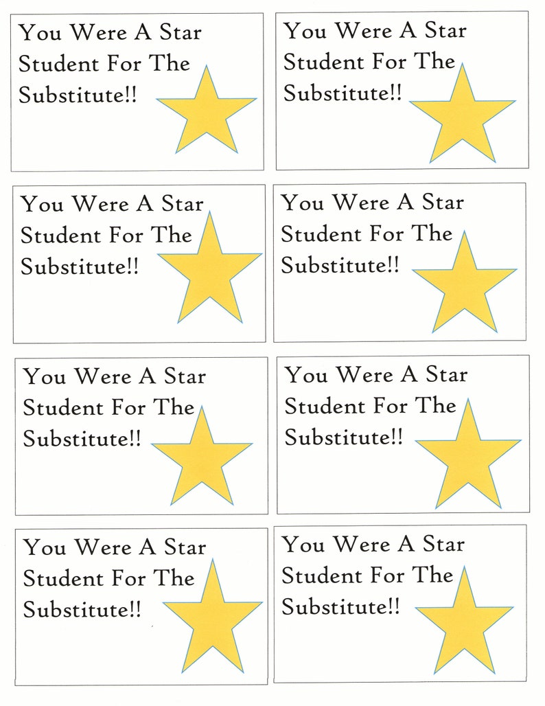 Printable Substitute Note Pack , While You Were Out - Etsy