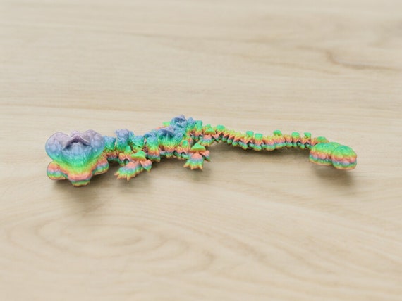3d print, Mutated Mushroom dragon, Fungus, birthday gift, for a teenager, child gift, glow in the dark, for an adult, Extra large dragon