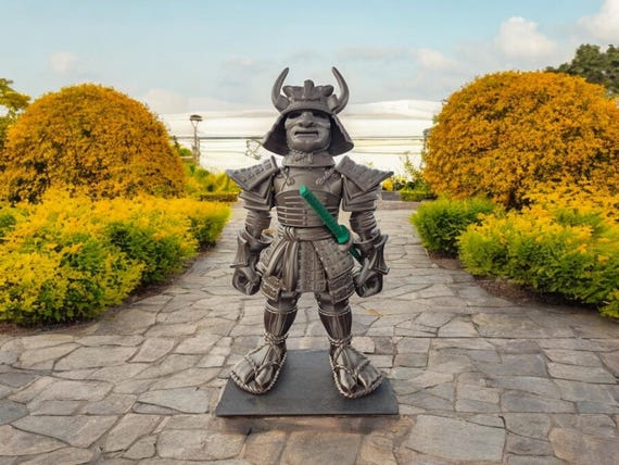 3d print, Samurai, Knight, Bushi, 3d printed toy for a child, birthday gift, Japanese Warrior, Medieval Era, teenager gift, weapon stand