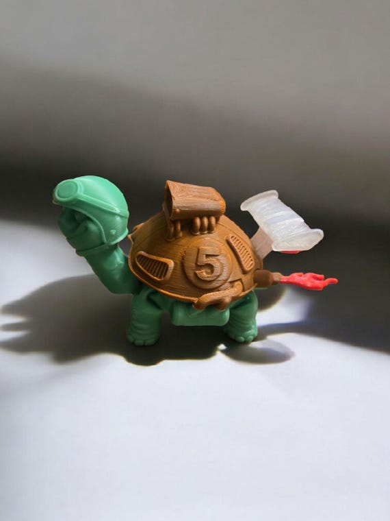 Tortoise, 3d print, Turtle, Racing, 3d model, flexible turtle, fidget, turtle toy, birthday gift, glow in the dark, container