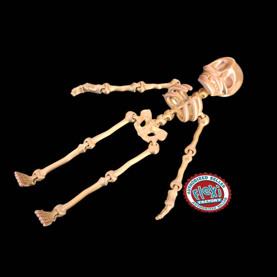 3d print, Skeleton, 3d print cosplay, flexible skeleton, 3d Human, Halloween, glow in the dark skeleton, Halloween party decor, party favor