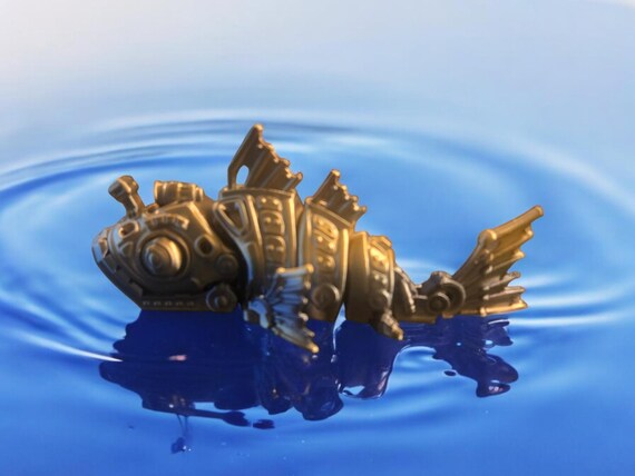 3d print, cyberfish, ocean animal, fish, toy, easter basket stuffer, fidget, beach lover, birthday gift