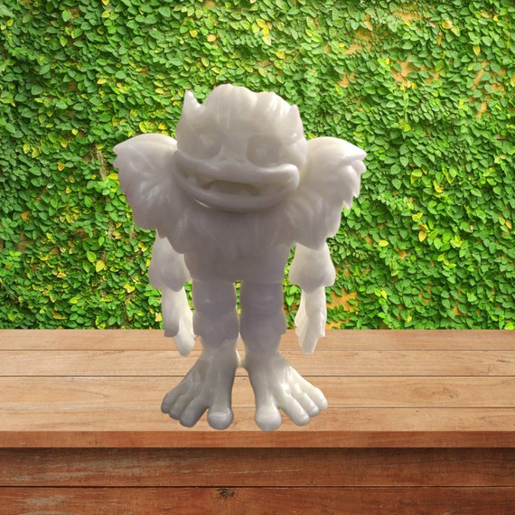 Yeti monster, 3d printed fidget toy, Easter basket stuffer for kids, birthday gift for a child, glow in the dark treasure box item