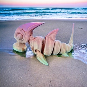 3D Printed Hammerhead Shark Hammer: Flexible Ocean Animal Toy