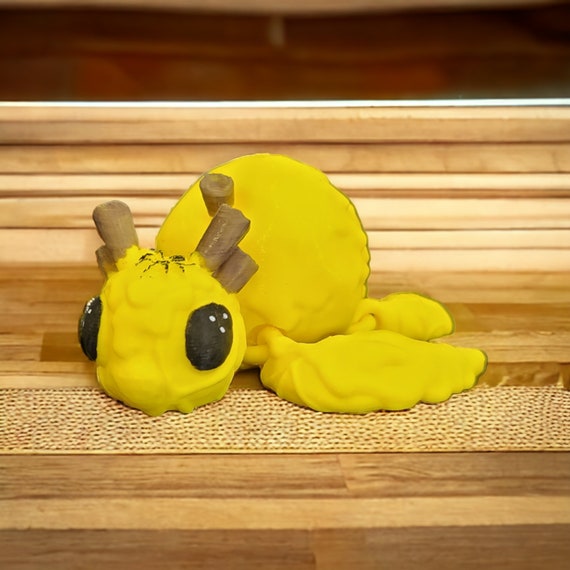 3d print, turtle, poison apple, fruit lover, animal lover, painting, flexible turtle, fidget, articulate turtle, gift, glow in the dark