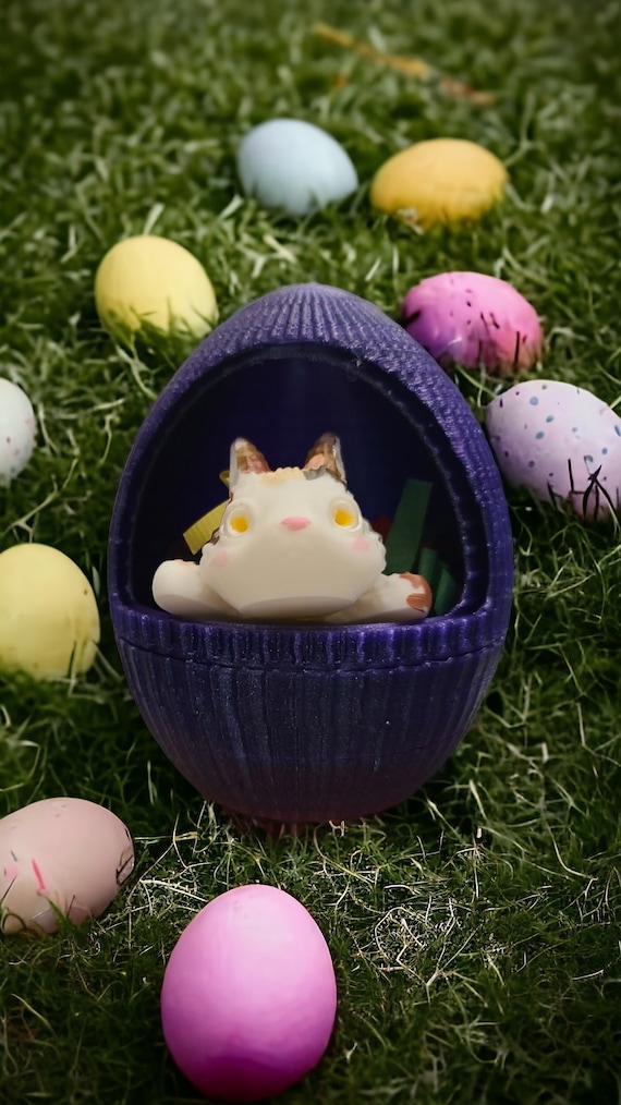 3d print, Planetary Egg, Easter eggs, Reusable Container, Gift holder,  Screwable Egg, Egg hunt, Dragon holder, Surprise, Mystery Egg