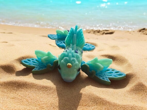 3d print, flutterphin, butterfly, dolphin, child toy, birthday gift, Mythical creature, Unicorn, fantasy toy, sea animal
