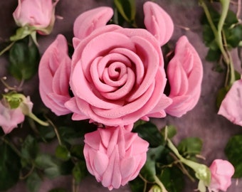 Tortuga rosa impresa en 3D, juguete antiestrés, regalo para el Día de la Madre