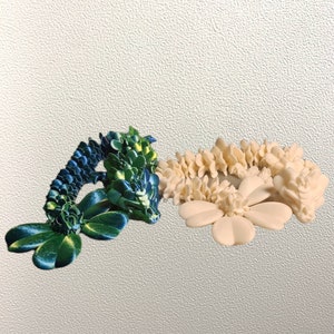 3D Printed Clover Dragon: Lucky St. Patrick&#39;s Day Fidget Toy