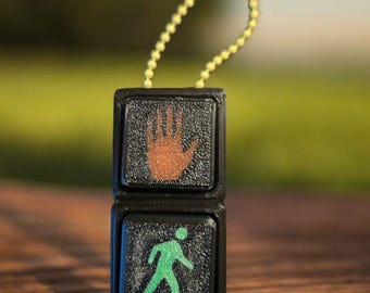 3D Print Pedestrian Light Keychain: Tactile Sensory Fidget Toy
