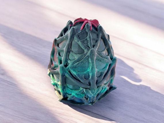 Large Mystery Egg, Webbed Egg, mystery box, Christmas gift, Surprise, Birthday gift, gift for a child, 3d print, Spider Web