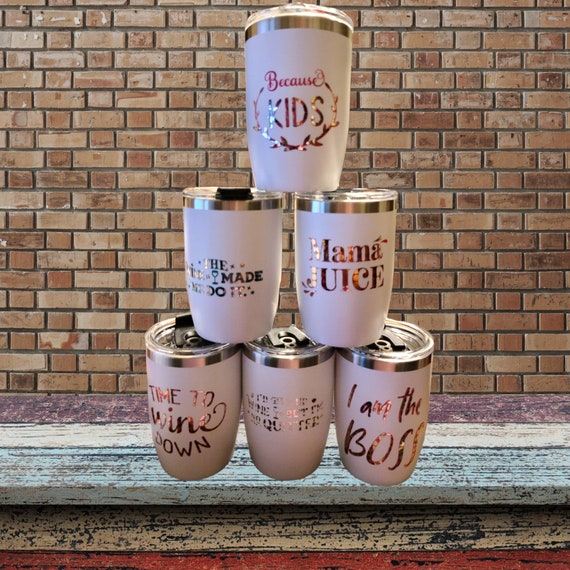 Wine Tumbler for mom, Christmas gift for mom, Mothers Day gift, birthday gift for her, gift for grandma, Babyshower gift for friend