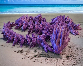 Medusa Dragón: Juguete flexible impreso en 3D, diseño de Cinderwing