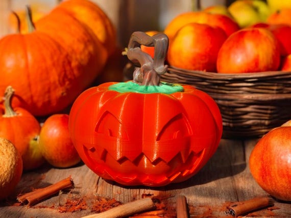 Mystery Pumpkin, 3d print,  Pumpkin Box, Surprise, Gift Box, Harvest, 3d Mystery Box, Birthday, gift for a child, Party Favors, Decoration