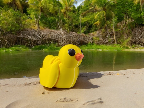 Duck, 3d print, Jeep lovers, cruise, kids toy, animal, stocking stuffer, fidget, glow in the dark, party favor, birthday, gift, rubber ducky