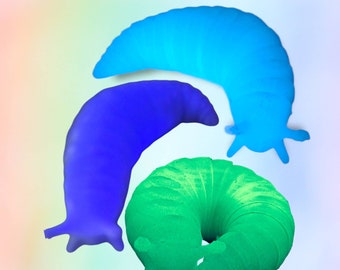 3D Printed Slug Fidget Toy: Glow in Dark Party Favor