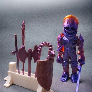 3d print Skeleton Knight, knight with sword, Skeleton toy, birthday gift for husband, Medieval lover gift, teenager gift, Royal Guard, hero