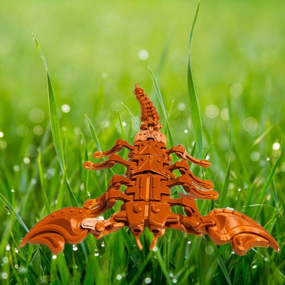 3d print, Scorpion, robot for a teenage boy, zodiac gift, Easter basket, stocking stuffer, glow in the dark, birthday gift, treasure box