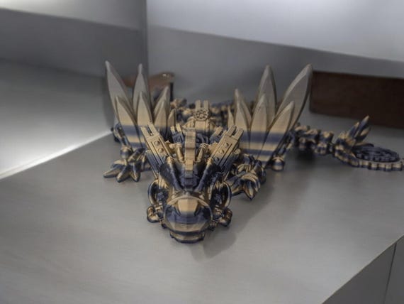 3d print, Steampunk Dragon, Victorian, EdwardIan, SCI-FI, Science Fiction, Fantasy, Dystopia