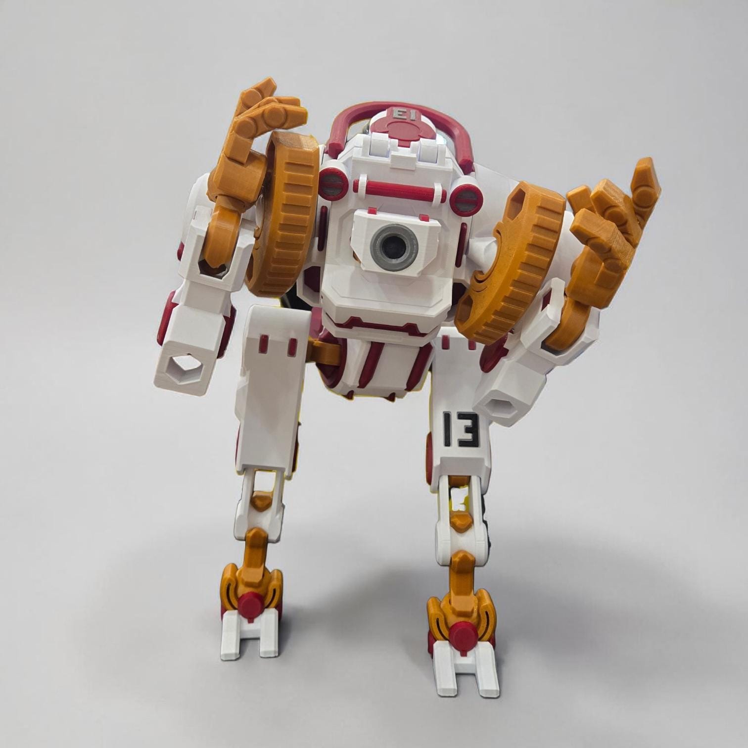 3D Printed Robot Figure: Dummy 13 Inspired, M13, Thor
