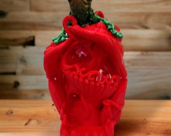 Mushroom Dice Tower with Frog: 3D Printed RPG Gaming Accessory