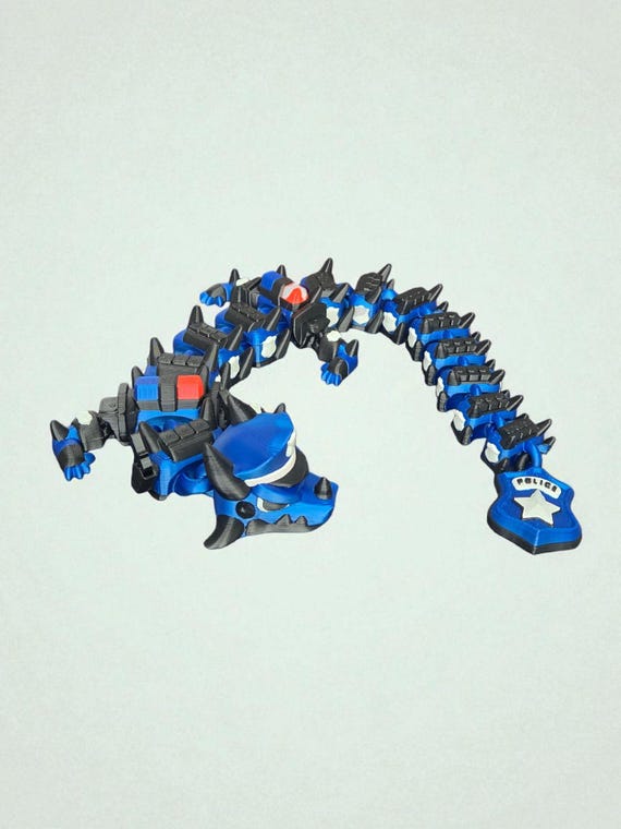 3d print, Police Officer, Dragon, First Responder, Law Enforcement, 5-0, Civil Servant