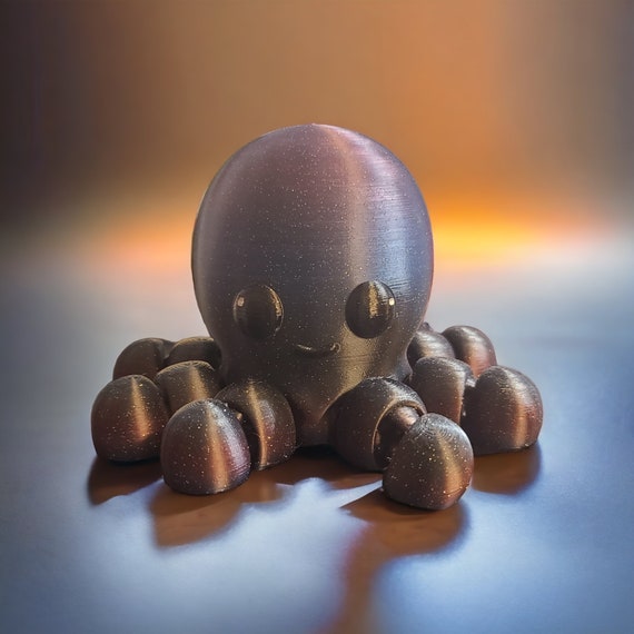 3d print, fidget, Octopus, gift for adult or kids, ornament, office decorations, stocking stuffer, cephalopods, birthday gift, sea animals