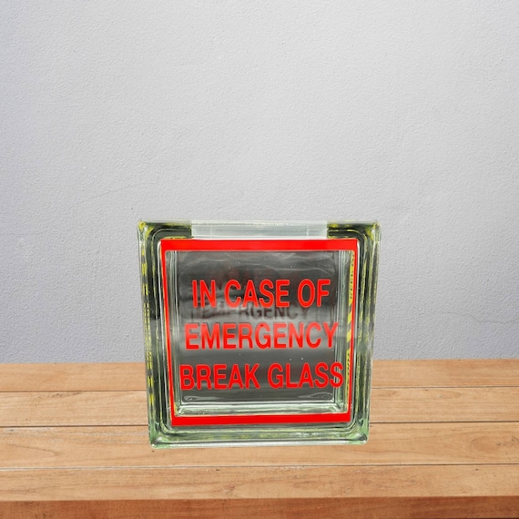 Money Glass Bank, Rainy day, In Case Of Emergencies, Adult Piggy Bank, Emergency Funds, Christmas gift, Coin jar, Birthday gift, graduation