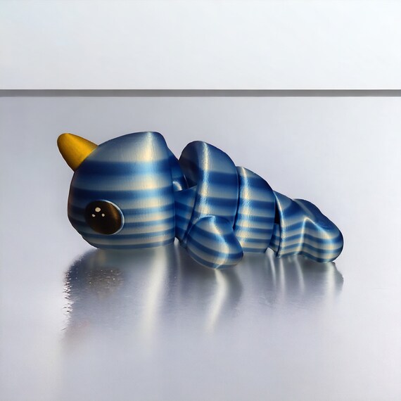 3d print, Jumbo Narwhal, Figurine, gift for a girl, Birthday gift, Whale, Unicorn, Ocean lover, Water, Beach, Mega Narwhal, Large Fidget