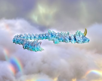 3D Printed Unicorn Dragon: Articulated Fantasy Fidget Toy