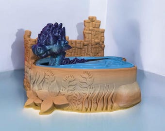 3D Printed Loch Ness Monster Toy: Scottish Folklore Gift