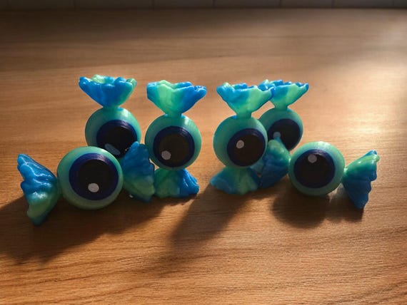 3d print, fidget spinner, Candy, party favor, Halloween treat, Eyeball candy, kid party favor